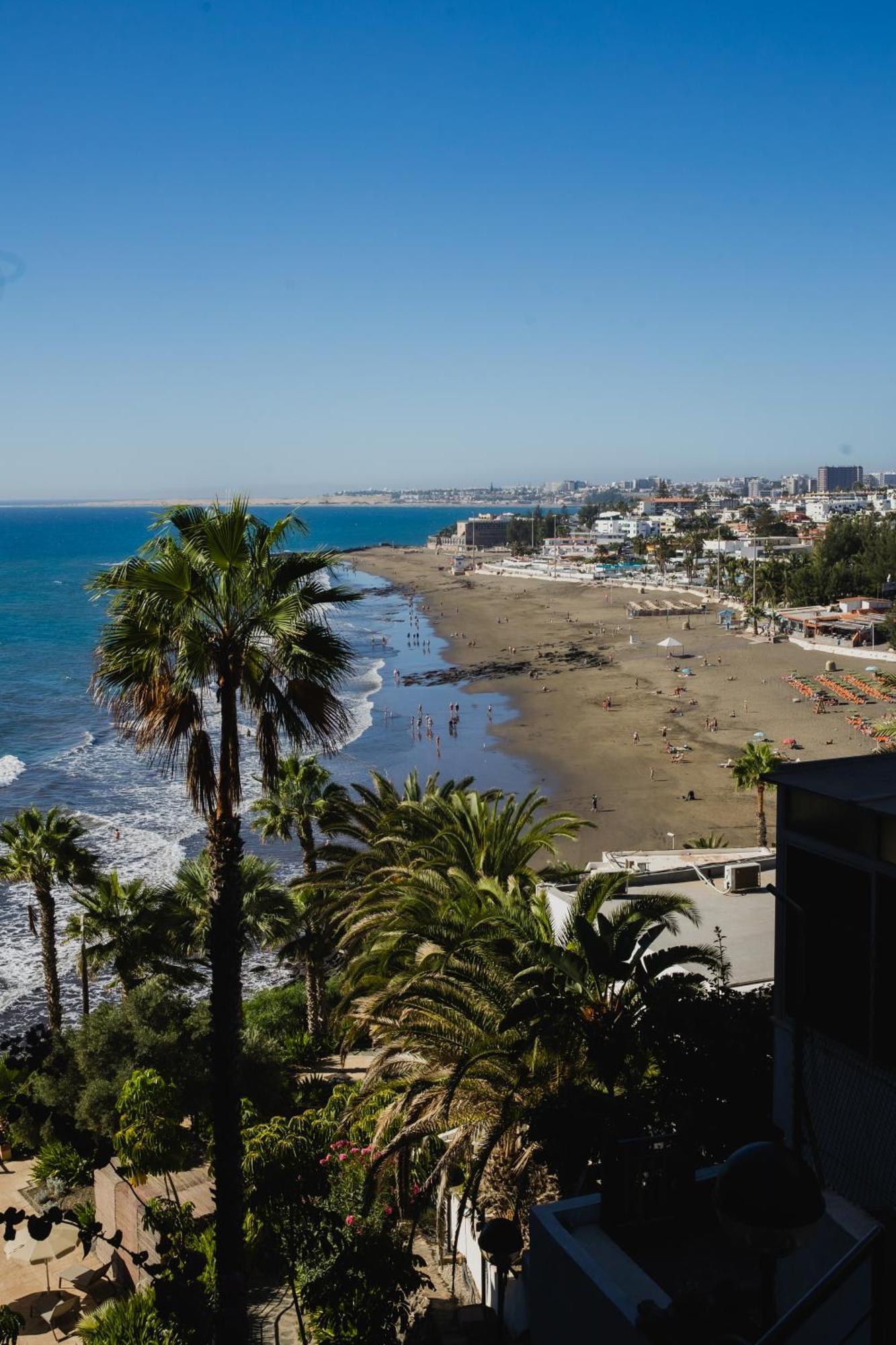 Sobre El Mar Con Vistas A Las Dunas De Maspalomas San Agustin  Bagian luar foto