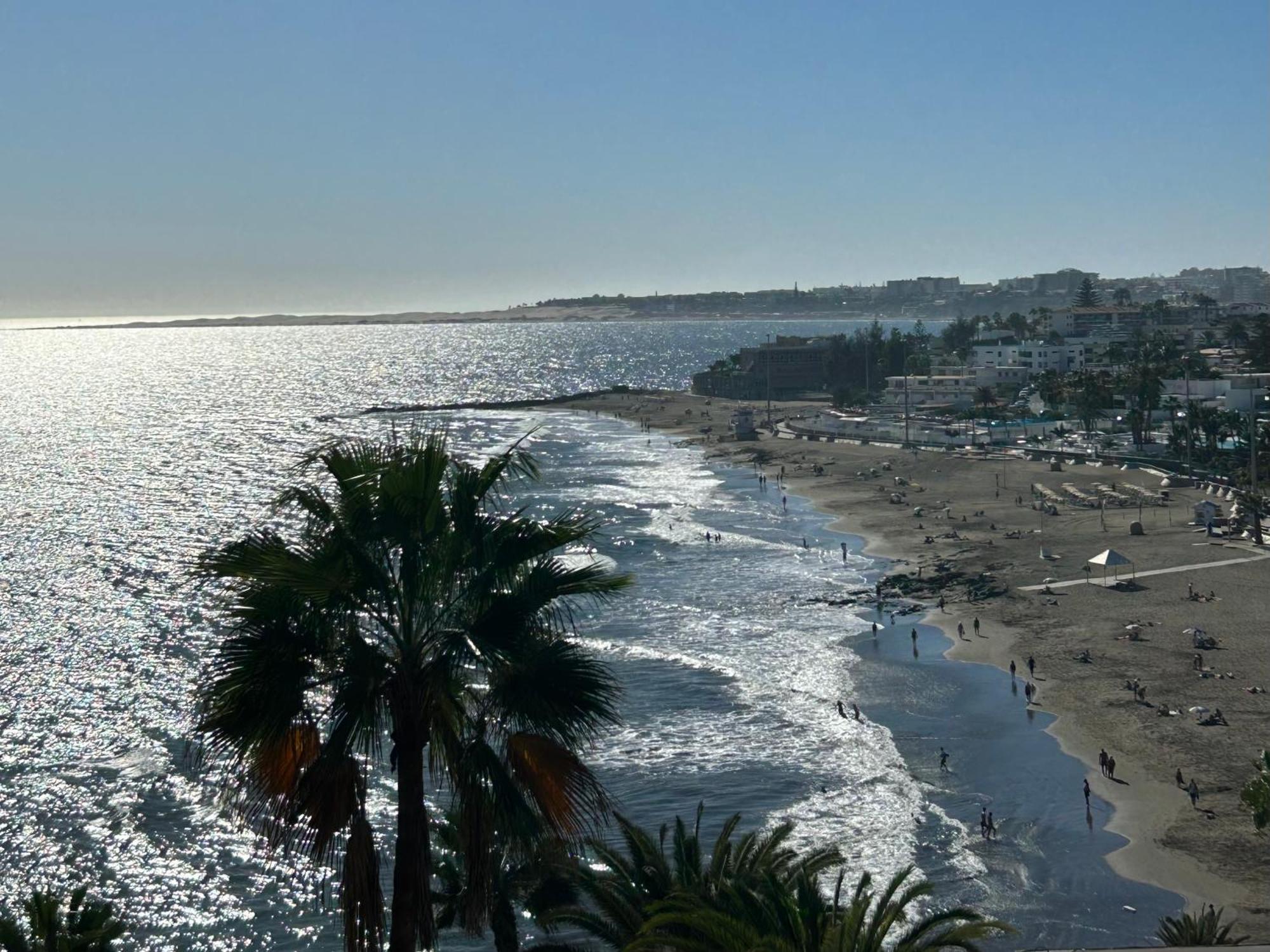Sobre El Mar Con Vistas A Las Dunas De Maspalomas San Agustin  Bagian luar foto